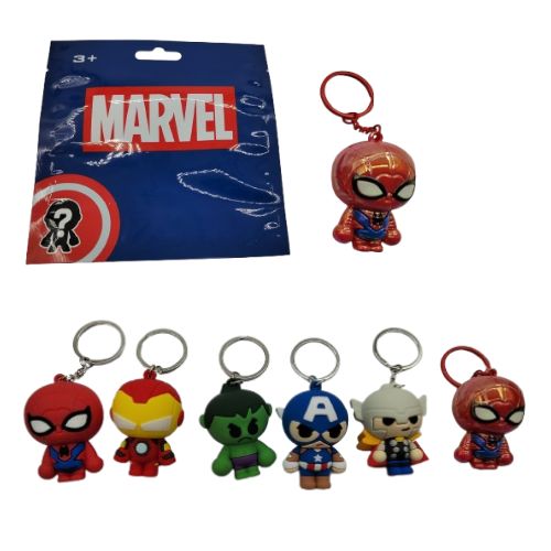 MARVEL Portachiavi 3D 6cm In Blind Bag 6ass..x…x